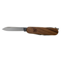 Нож перочинный Victorinox Hiker, 91 мм, 11 функций, рукоять из древесины орехового дерева Нож перочинный Victorinox Hiker, 91 мм, 11 функций, рукоять из древесины орехового дерева