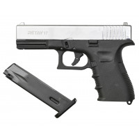 СХП Охолощенный пистолет Retay 17 Glock, кал. 9 мм, никель СХП Охолощенный пистолет Retay 17 Glock, кал. 9 мм, никель